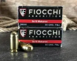 Makarov Ammo Fiocchi 9mm 