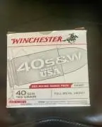 Winchester 40caliber S&W Ammo